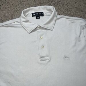 Texas Standard Mens Lariat Western Polo 2XL Gray Performance Golf Barbwire